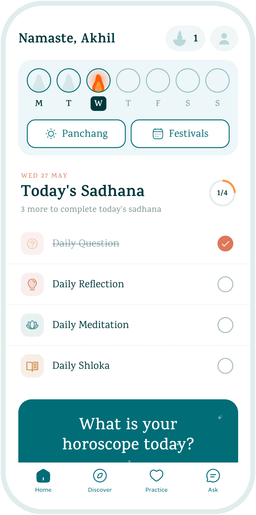 Daily Sadhana
